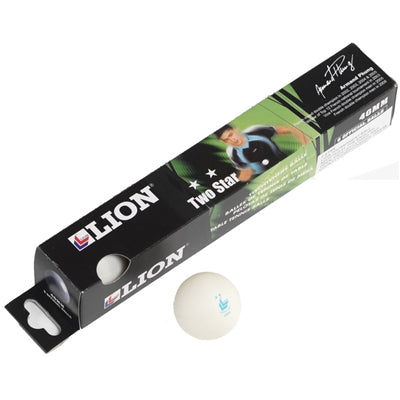 Lion 1,2 or 3 STAR Quality 40mm Table Tennis Balls Pack of 6 balls