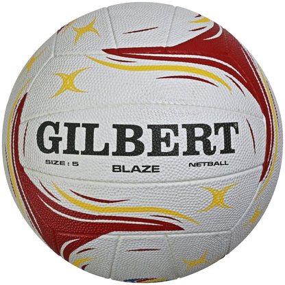GILBERT BLAZE MATCH NETBALL- size 5
