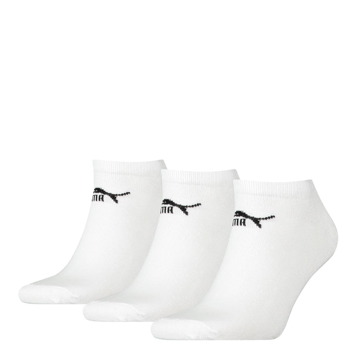 Puma Low down invisible Trainer Socks 3 Pair pack trainer socks white- Size 6-8 or 9-11