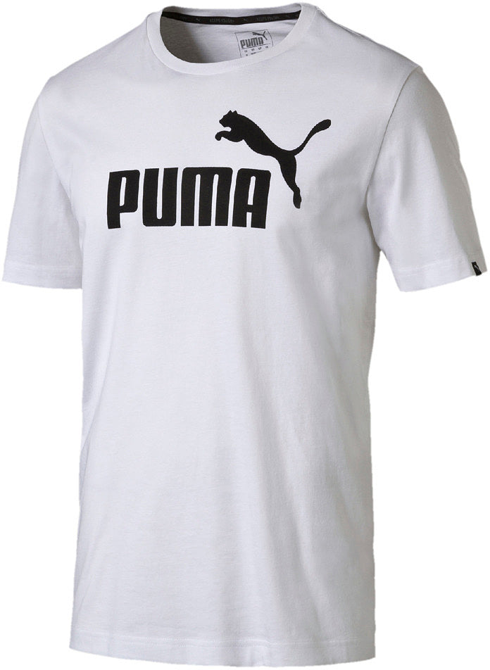Puma Mens Essentials No 1. T shirt White black