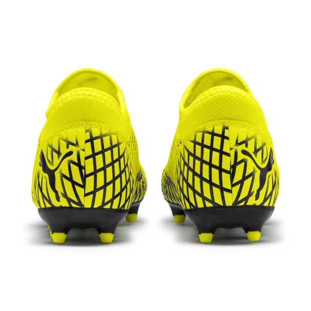Puma 4.4 future FG/AG Moulded junior football boots- Yellow Alert
