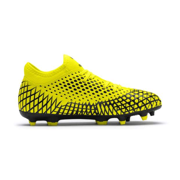 Puma 4.4 future FG/AG Moulded junior football boots- Yellow Alert