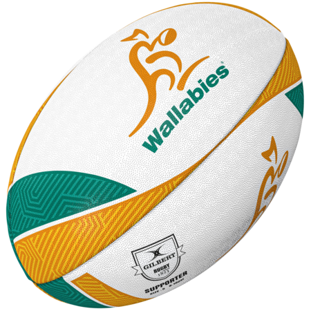 AUSTRALIA SUPPORTERS GILBERT RUGBY BALL SIZE 5