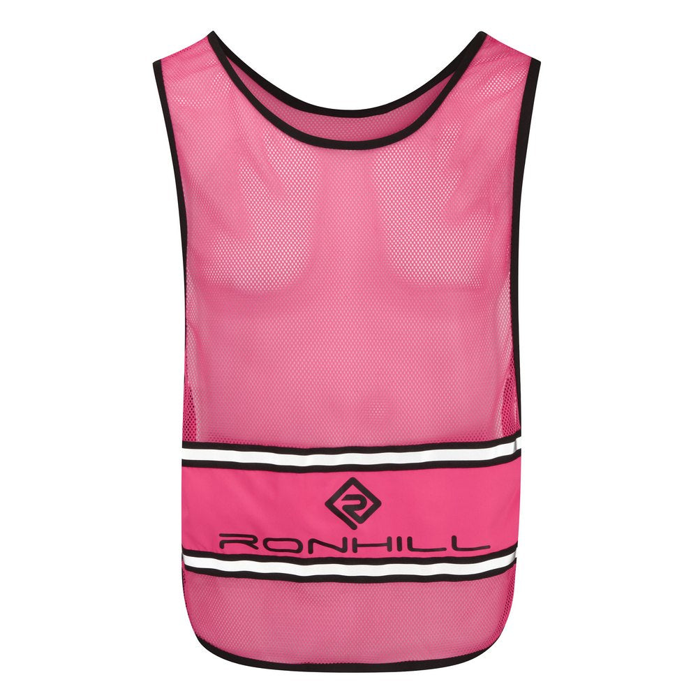 Ronhill Vizion Hi Viz Reflective Running fitness Bib Vest LED Compatible one size PINK