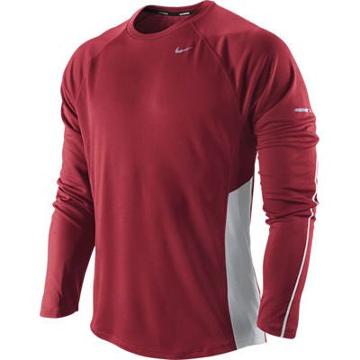 Nike mens running shirt red large