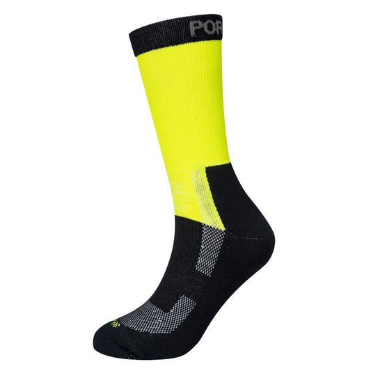 PORTWEST WORKWEAR SK27 - Lightweight Hi-Visibility Sock