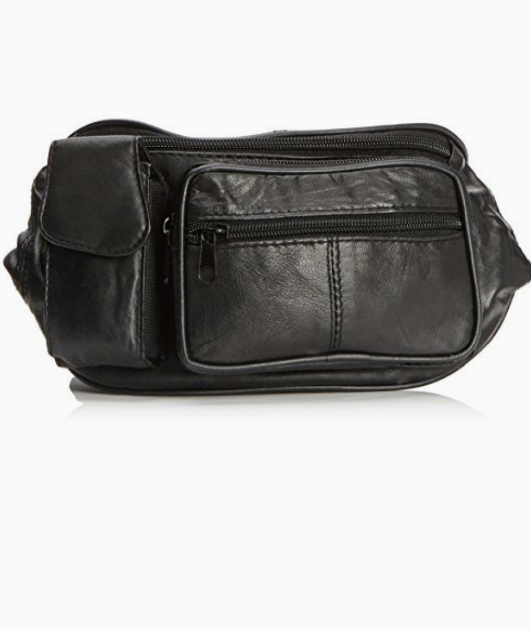 Lorenz 1447 Leather travel Bum Bag Fanny Pack with phone holder