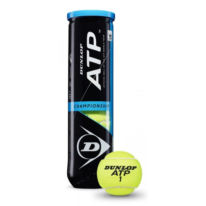 Official DUNLOP ATP CHAMPIONSHIP TENNIS BALLS 4 per tube - Great ball