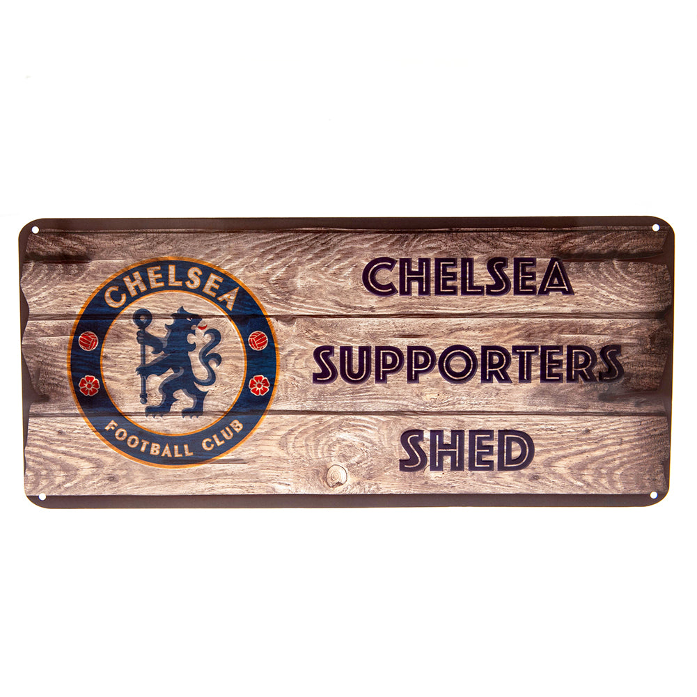 Various football team 'Supporter's shed' metal sign