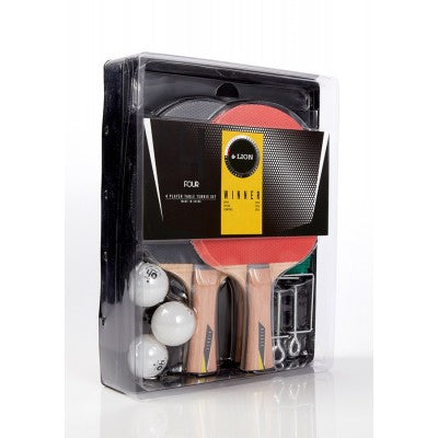 LION TS-311 TABLE TENNIS SET WINNER - 4 PLAYER