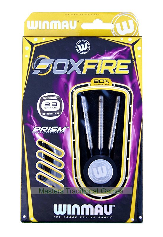 Winmau Fox Fire 80% Tungsten Steel Tip Darts Set