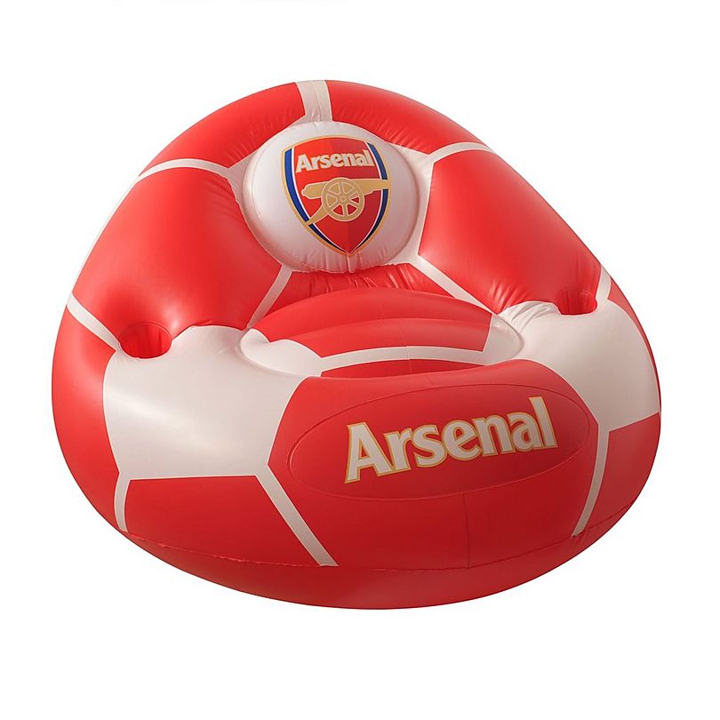 Official Arsenal gunners Blow Up chair with cup holders