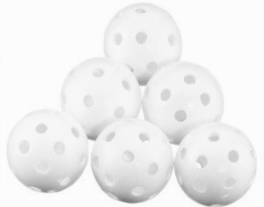 Air stream practice golf balls Pack 6