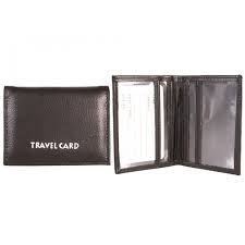 Grained PU Travel Card Holder 1500