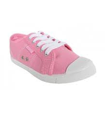 Kappa keysy cvs Infant Girls Canvas Summer trainers shoes Pink White