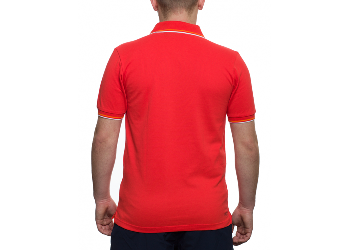 Mens red 2025 adidas polo shirts