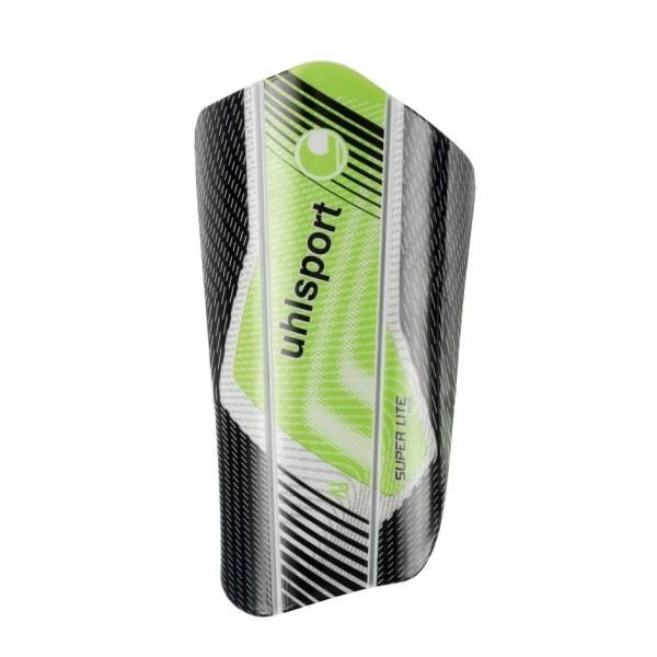 Uhlsport Football Shin Pads Super Lite Plus - Black/Fluo Green/White