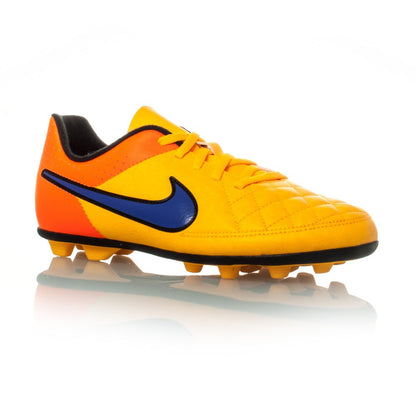 Nike Jr Tiempo Rio II FG-R (orange) Junior football boots