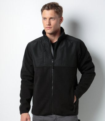 Kustom Kit Workwear Fleece Jacket Black XXL 2XL