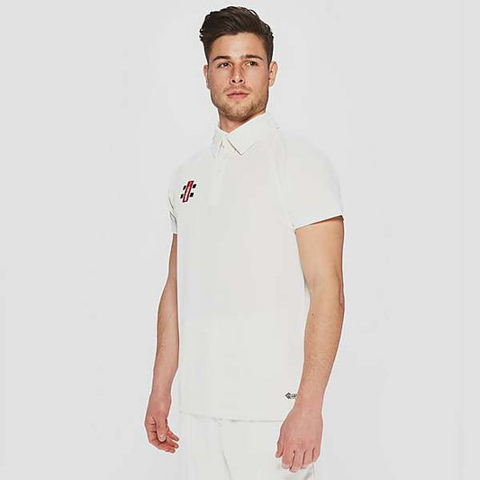 Gray Nicolls Men's Matrix Ivory Cricket Shirt S/S.