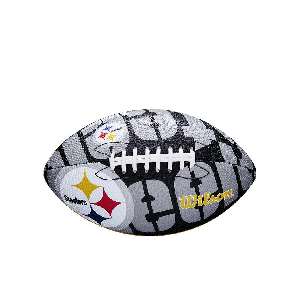 Wilson NFL Team Logo American Football Pittsburgh Steelers Junior