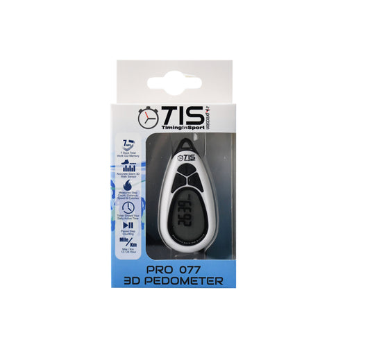 Timing in sport Pro077 Fitness 3D Pedometer with Lanyard
