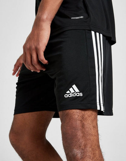 Adidas Squadra 21 Mens Football Shorts Black 3 stripes
