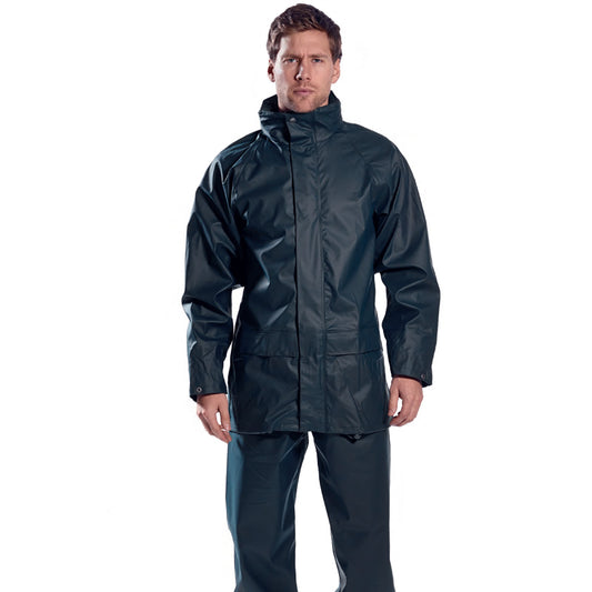 Portwest Workwear L450 - Sealtex Essential Rainsuit (2 Piece Suit) Navy