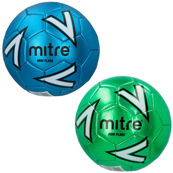 Mitre Flare mini football green or blue