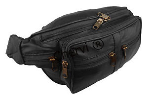 GHS Leather Bum Bag (1445) Black
