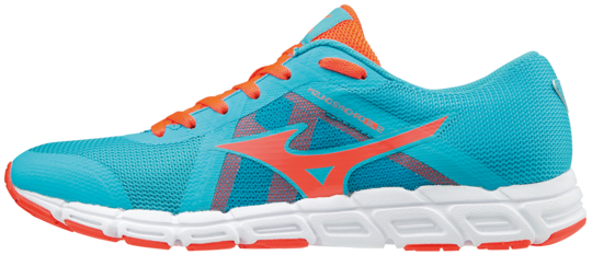 Mizuno Synchro SL2 Ladies running trainers Blue Atoll / Fiery Coral / White uk seller