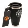 Travel Mug Black Silver flask souvenir gift Arsenal, Spurs, L.F.C, West Ham, Utd, madrid, City