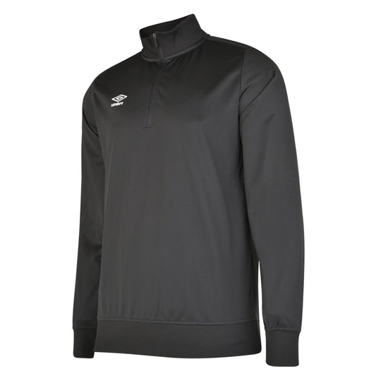 Umbro Club essential half zip Sweat Top- Black - Junior sizes