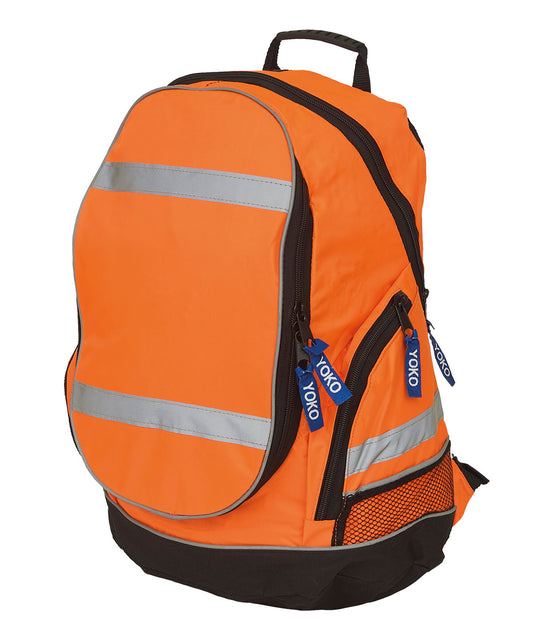 Yoko Workwear Hi-vis London rucksack- Yellow or Orange